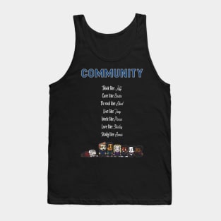 To be like Community · TV show black Tank Top